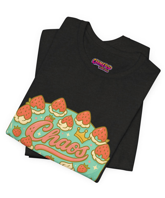 CHAOS BIRTHDAY CAKE GRAPHIC TEE