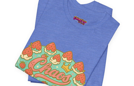 CHAOS BIRTHDAY CAKE GRAPHIC TEE