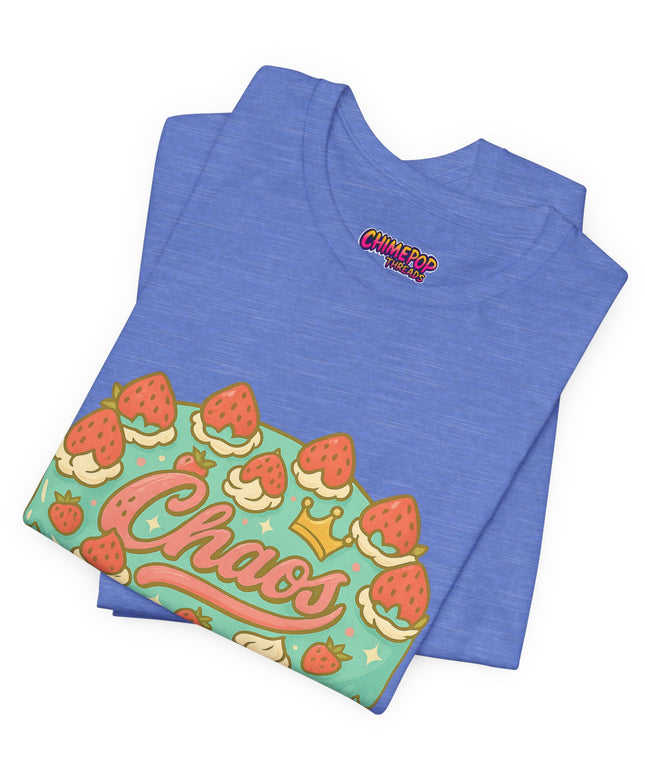 CHAOS BIRTHDAY CAKE GRAPHIC TEE