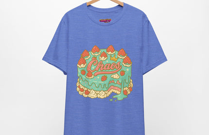 CHAOS BIRTHDAY CAKE GRAPHIC TEE