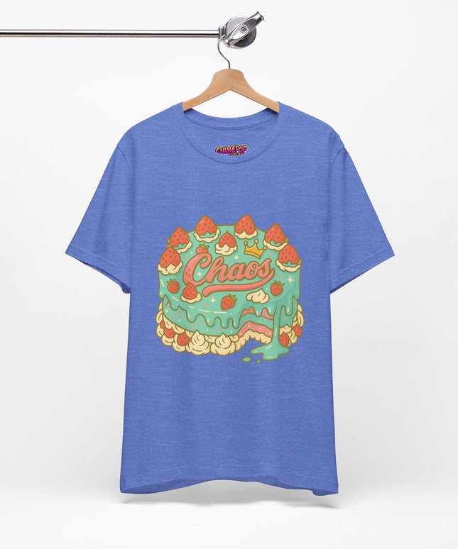 CHAOS BIRTHDAY CAKE GRAPHIC TEE