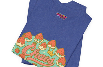 CHAOS BIRTHDAY CAKE GRAPHIC TEE