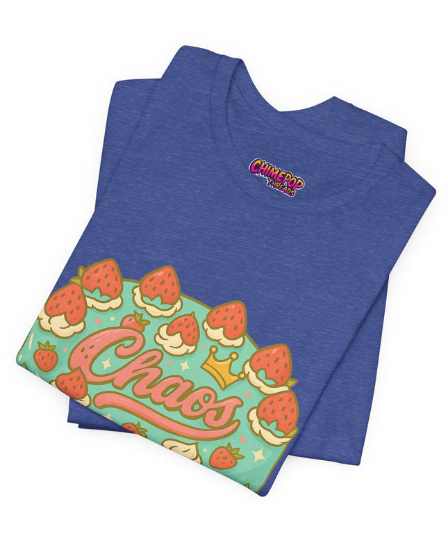 CHAOS BIRTHDAY CAKE GRAPHIC TEE