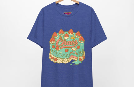 CHAOS BIRTHDAY CAKE GRAPHIC TEE