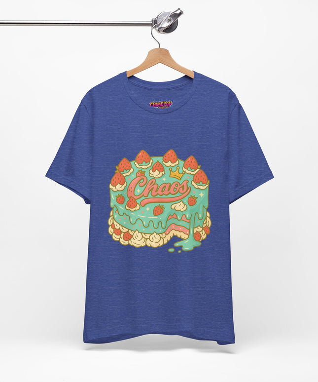 CHAOS BIRTHDAY CAKE GRAPHIC TEE