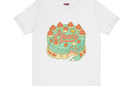 CHAOS BIRTHDAY CAKE GRAPHIC TEE