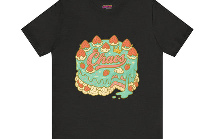 CHAOS BIRTHDAY CAKE GRAPHIC TEE