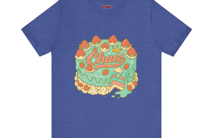 CHAOS BIRTHDAY CAKE GRAPHIC TEE