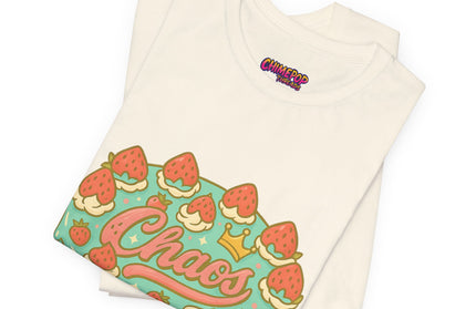 CHAOS BIRTHDAY CAKE GRAPHIC TEE