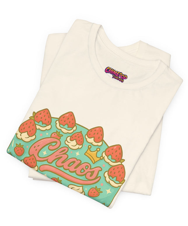 CHAOS BIRTHDAY CAKE GRAPHIC TEE