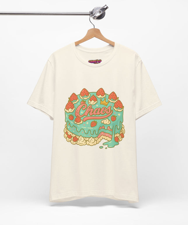 CHAOS BIRTHDAY CAKE GRAPHIC TEE