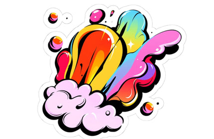ChimePop Threads Rainbow Splash Sticker