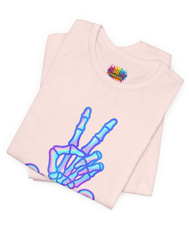 Cloudy Bone Peace Sign Shirt
