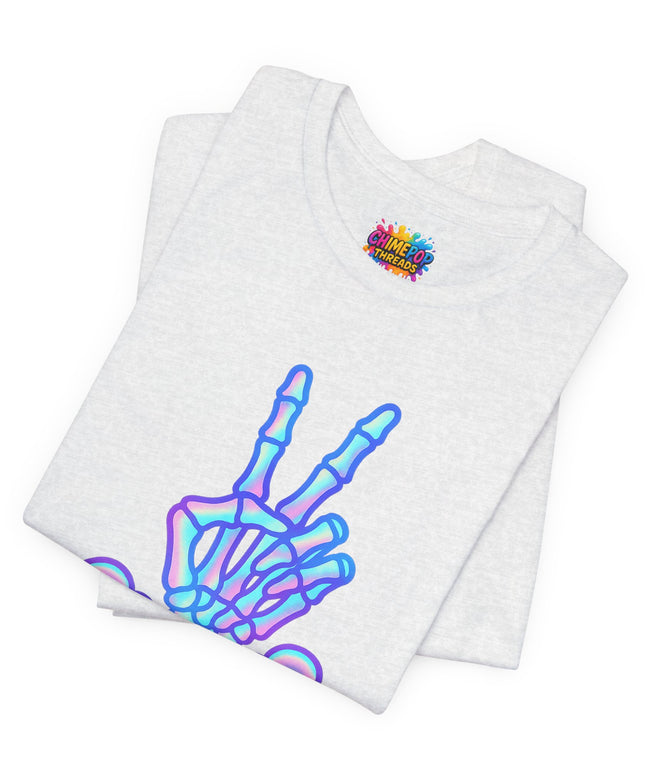 Cloudy Bone Peace Sign Shirt