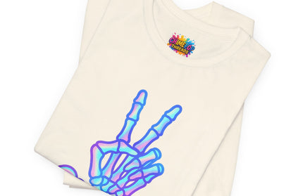 Cloudy Bone Peace Sign Shirt