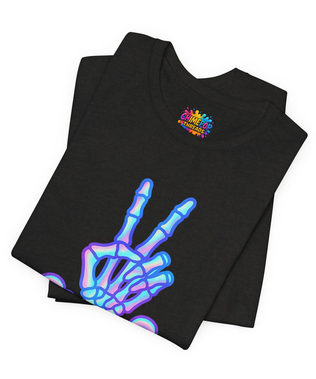 Cloudy Bone Peace Sign Shirt