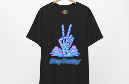Cloudy Bone Peace Sign Shirt