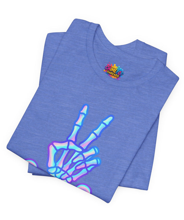 Cloudy Bone Peace Sign Shirt