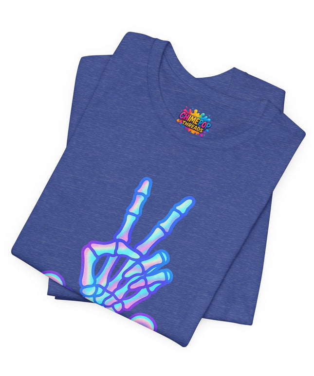 Cloudy Bone Peace Sign Shirt