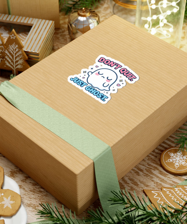 Don't Quit - Just Ghost ChimePop Stickers