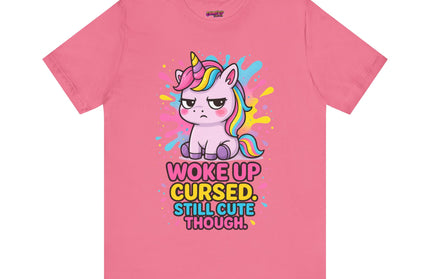 FUNNY WOKE UP CURSED TEE