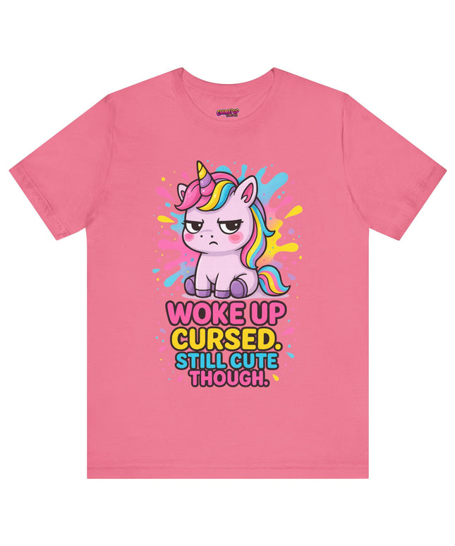 FUNNY WOKE UP CURSED TEE