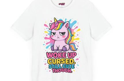 FUNNY WOKE UP CURSED TEE