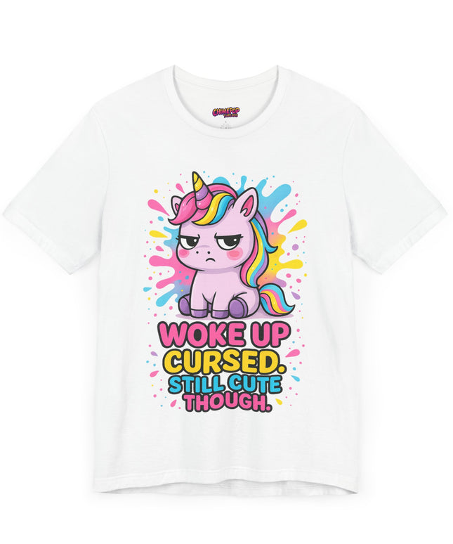 FUNNY WOKE UP CURSED TEE