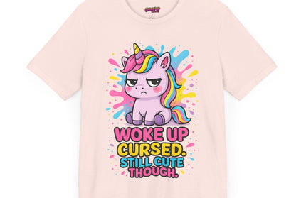 FUNNY WOKE UP CURSED TEE
