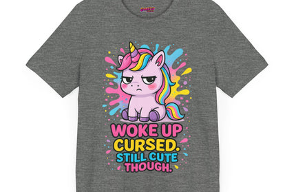FUNNY WOKE UP CURSED TEE