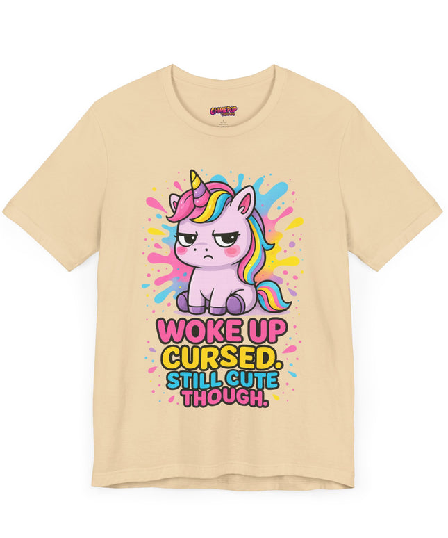 FUNNY WOKE UP CURSED TEE
