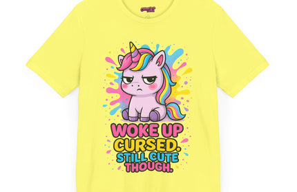 FUNNY WOKE UP CURSED TEE