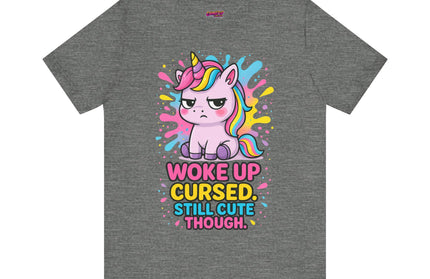 FUNNY WOKE UP CURSED TEE