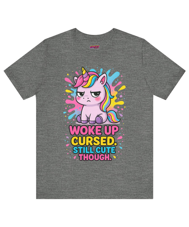 FUNNY WOKE UP CURSED TEE