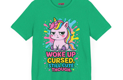 FUNNY WOKE UP CURSED TEE