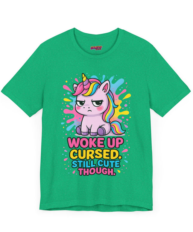 FUNNY WOKE UP CURSED TEE