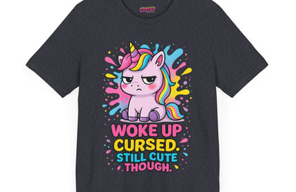 FUNNY WOKE UP CURSED TEE