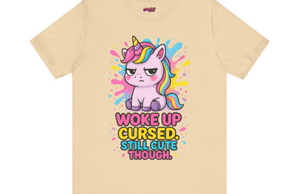 FUNNY WOKE UP CURSED TEE