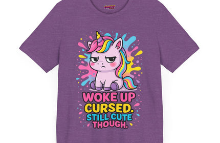 FUNNY WOKE UP CURSED TEE