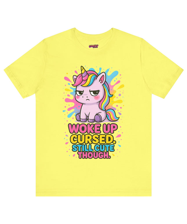 FUNNY WOKE UP CURSED TEE