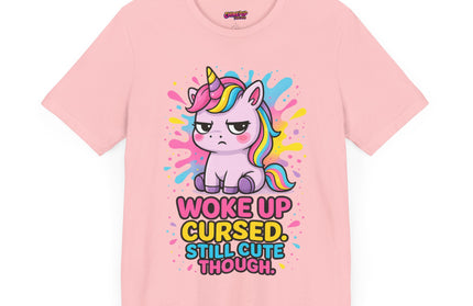 FUNNY WOKE UP CURSED TEE