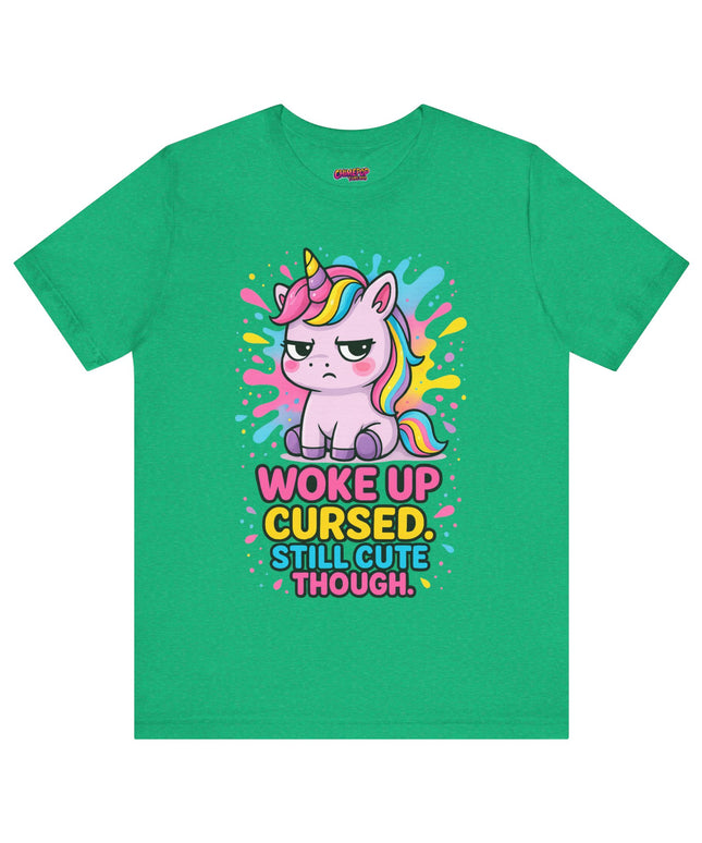 FUNNY WOKE UP CURSED TEE