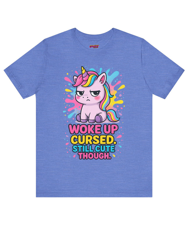 FUNNY WOKE UP CURSED TEE