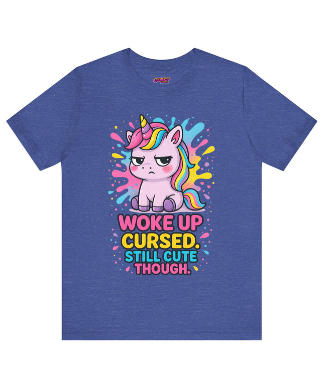 FUNNY WOKE UP CURSED TEE