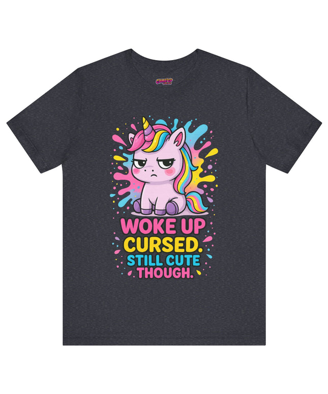 FUNNY WOKE UP CURSED TEE