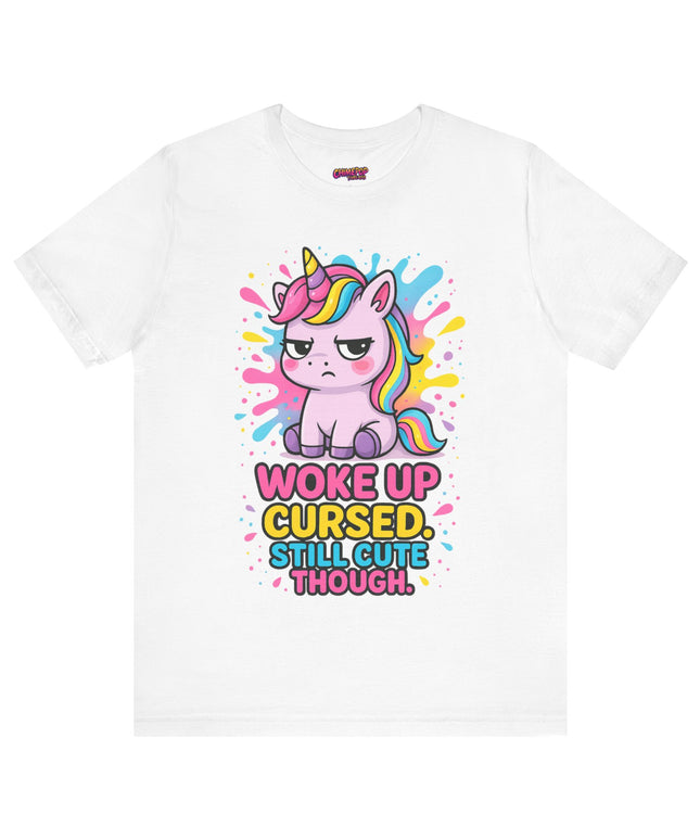 FUNNY WOKE UP CURSED TEE