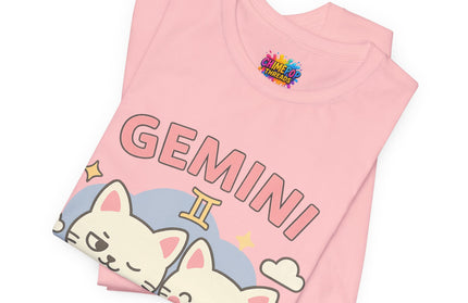 GEMINI ZODIAC - TWO MOODS NO WARNING GRAPHIC TEE