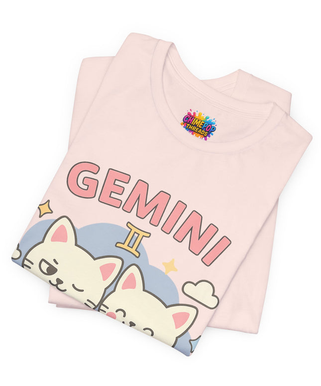 GEMINI ZODIAC - TWO MOODS NO WARNING GRAPHIC TEE