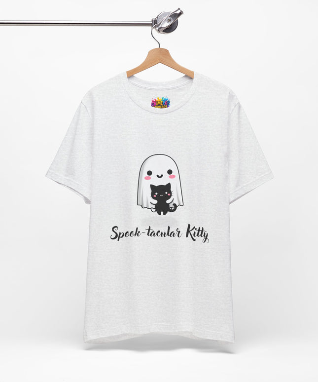 Ghost Hugging Black Cat T-Shirt