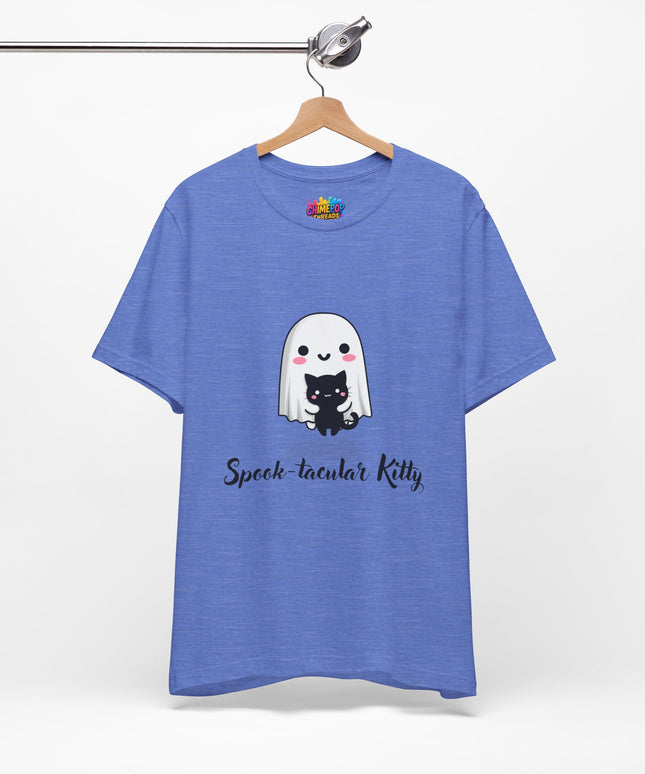 Ghost Hugging Black Cat T-Shirt